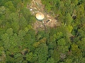 Some Aerial shots of the yurt in September 2012.