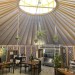 inside yurt