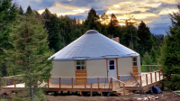 35 Ft BIG SKY YURT  Shelter Designs – LIKE NEW  LOTS OF UPGRADES