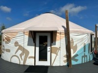 Custom 33′ Eagle Yurt made by Rainier Industries