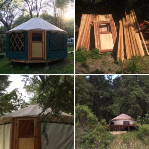 Our yurts!