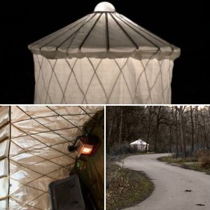 Camping/hunting yurt