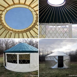 Clean Air Yurts Zephyr Camping Yurt