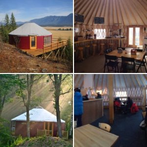 Shelter Designs Finished Yurts -Inside and Out!