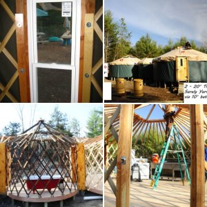 20 foot 10 Foot 20 Foot Yurt Trio