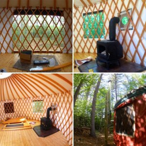 [Western Maine] Simple deck base for 20ft WhiteMountainYurts kit