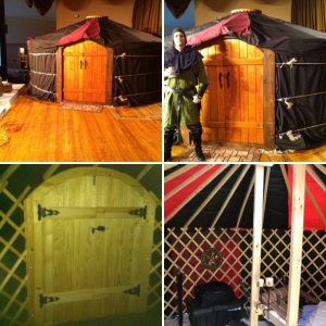 Owen's ren fair yurt.