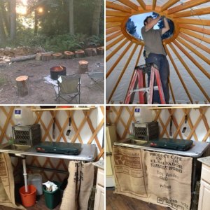 My finished 16' yurt