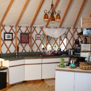 Contreras yurt kitchen