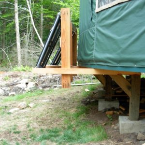 New solar panel frame