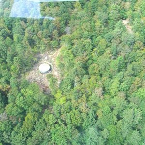 Some Aerial shots of the yurt in September 2012.