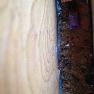 this is between the window frame and the benderboard