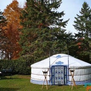 private event in a 5-walls yurt