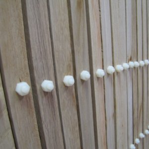 Khana closed up showing nylon bolts.
