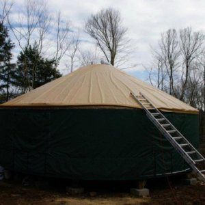 Yurt dome.