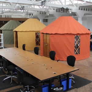 "Office Yurts" at Meraki.com