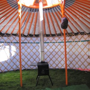 Inside our Ger