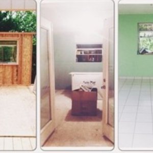 Our bathhouse progression.