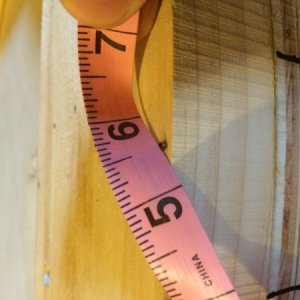 Had to go old school to get a good measurement of a curved surface.