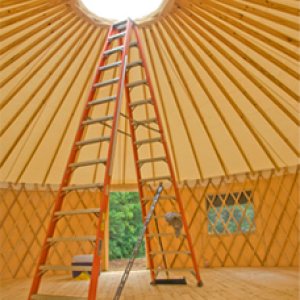 ladder yurt