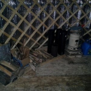 Backup heater and wood pile. (I crack the door 1 inch and have two CO detectors).