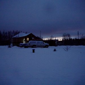 Sunset 3:26 PM December 12, 2015 Alaska