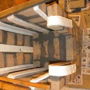Heater core up to firebox floor.