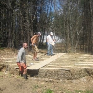 putting down the floating floor