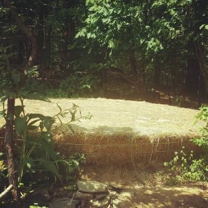 After having our Two Girls yurt in the backyard for 2 years, we moved it to another piece of land and built it a *real* raised platform. This is the s