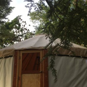 20' Custom redwood Doors