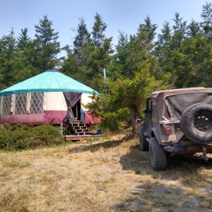 Media 'Pescadero Yurt, south of San Francisco' in album 'Pescadero Yurt'