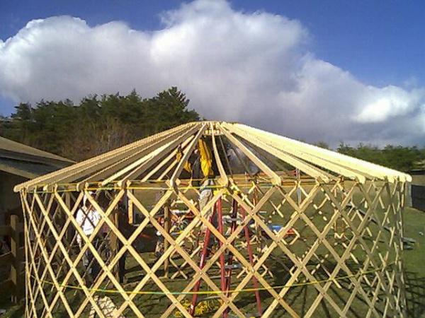 16ft.yurt frame work