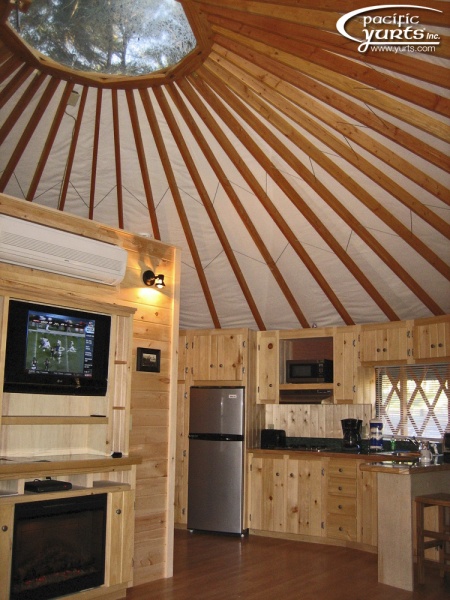 24' yurt in Massachusetts