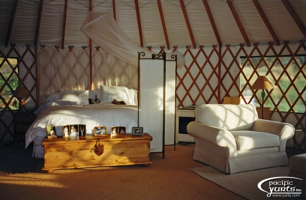 30' yurt in British Columbia
