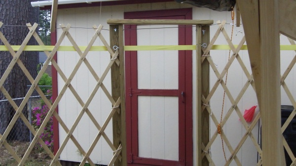 3ft Door to existing building...