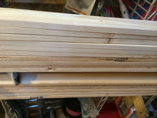 Cut out Half the slats.  Enough for one wall section for a 12 foot yurt.