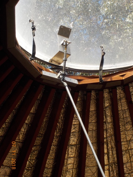 Dome is slipping off