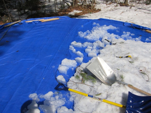 early spring snow removal