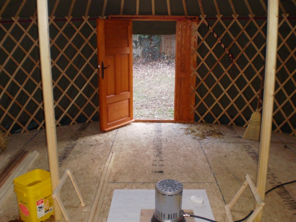 Inside looking out.