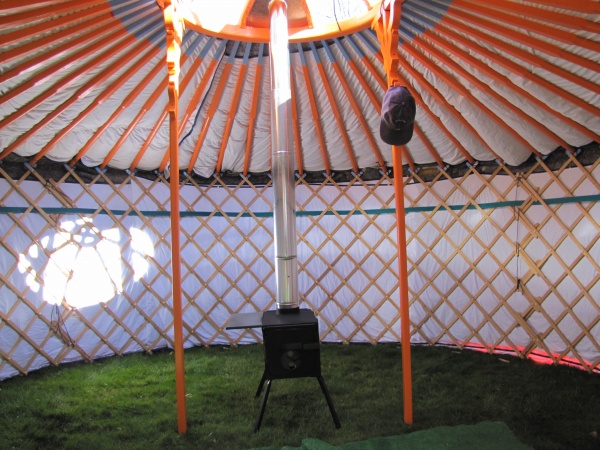 Inside our Ger