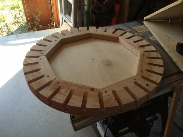 Just finished the dados.  A new way to do it and it turned out great.
