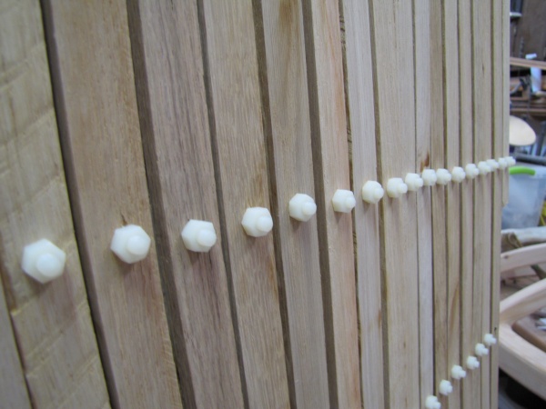 Khana closed up showing nylon bolts.