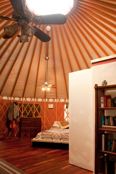 Krepps yurt bedroom