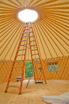 ladder yurt