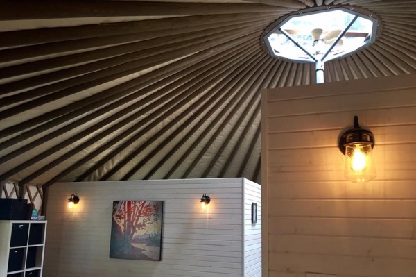 Love the wood rafter beams!