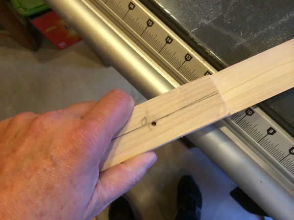 Made a hole spacing jig