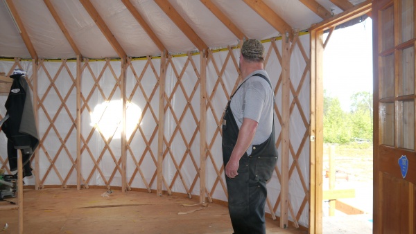 Mr king helped put the roof on.