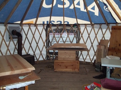 My sewing yurt.