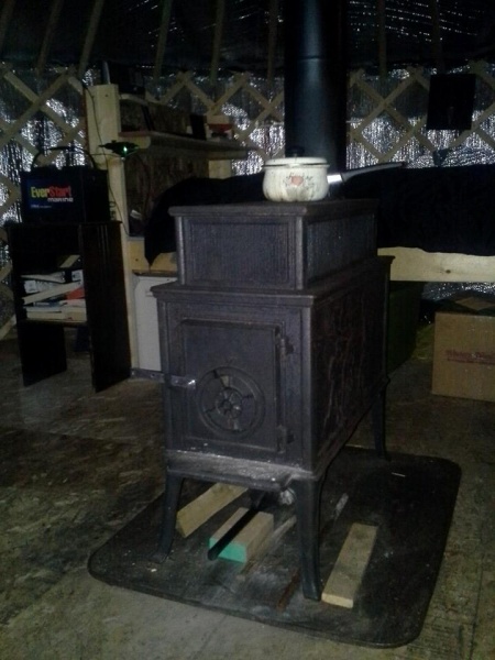 My wood stove.