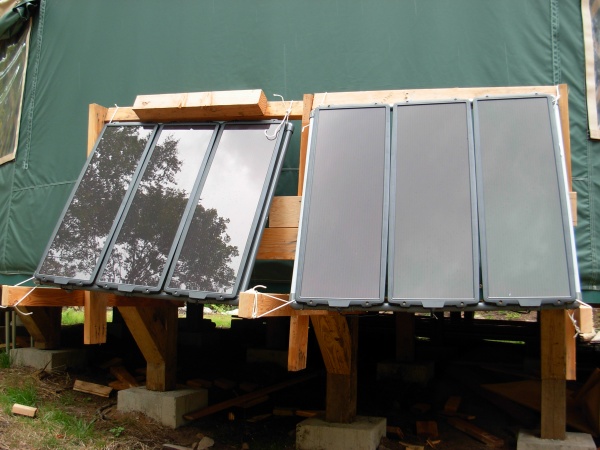 New solar panel frame